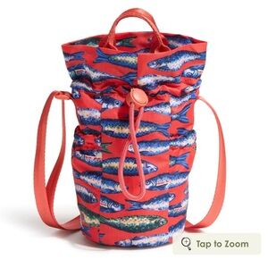 Vera Bradley Fish Tale Pattern Crossbody Bag